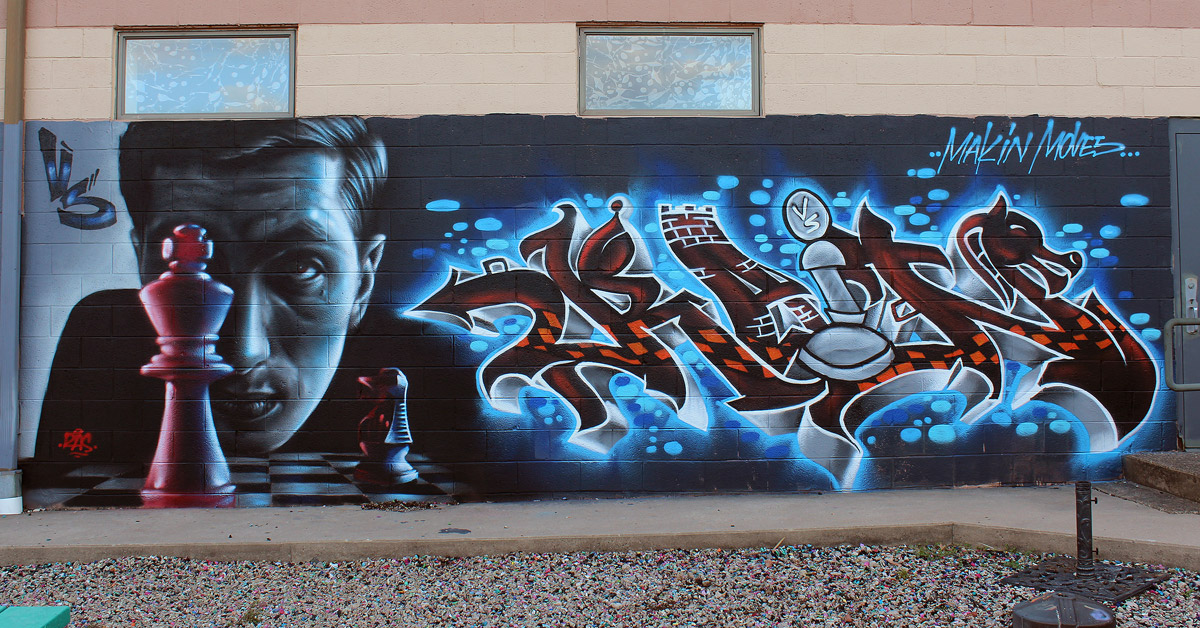 Ras x Rain Bobby Fischer Wall