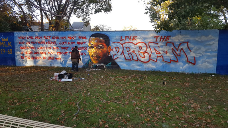 MLK Memorial Wall 2016